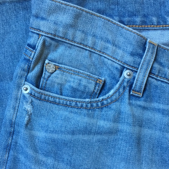 Hudson Riley crop relaxed straight fit jeans - Picture 4 of 12